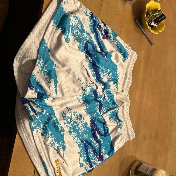 Source Unknown Pants - Better Blue and White Athletic Shorts